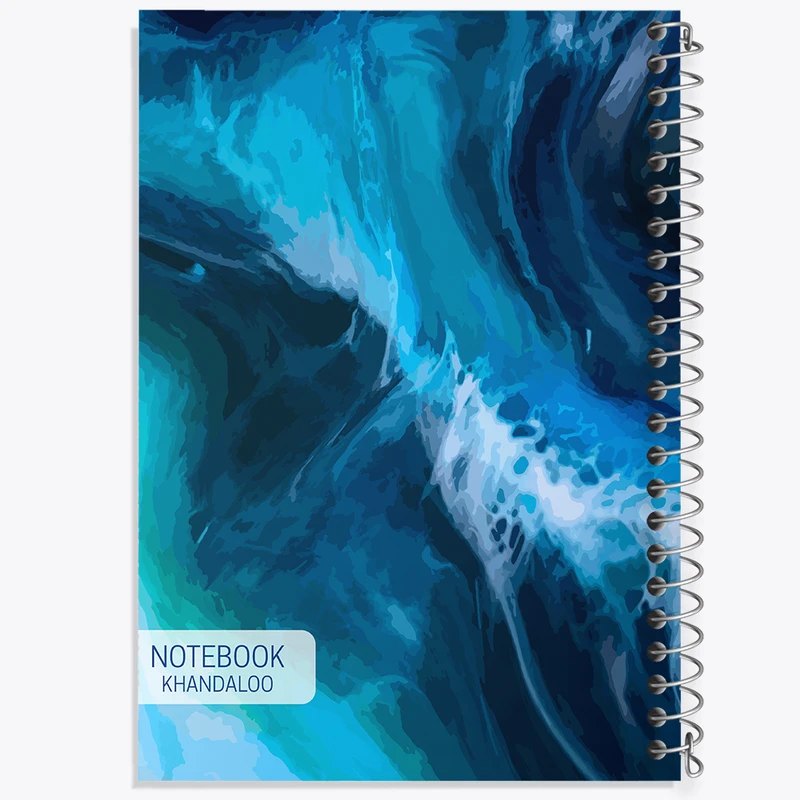 دفتر مشق 50 برگ خندالو طرح موج دریا کد N1087