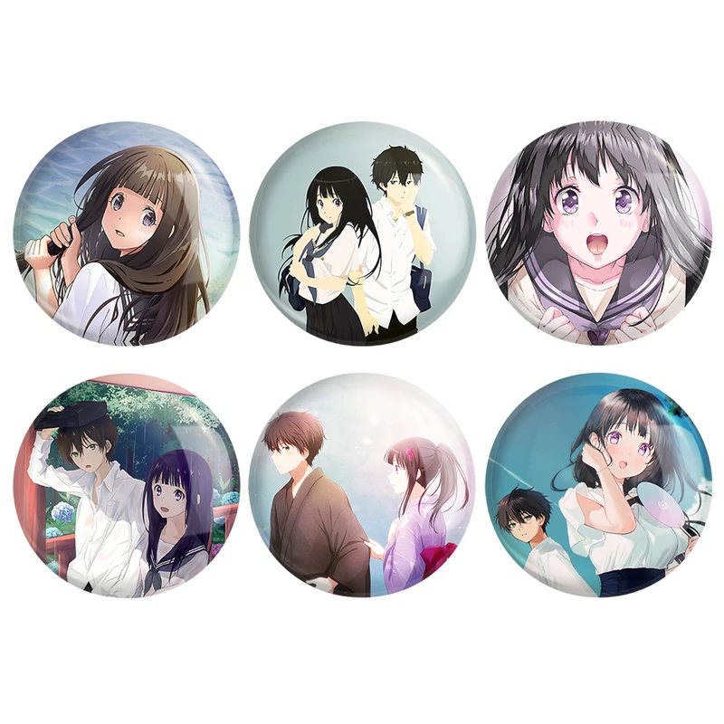 مگنت خندالو طرح انیمه هیوکا Hyouka کد 923A مجموعه 6 عددی