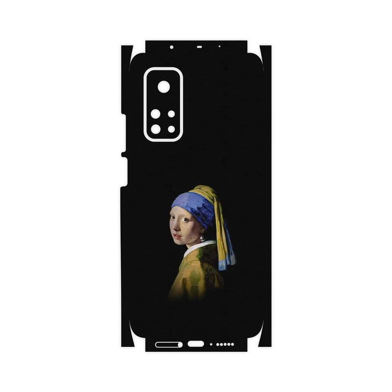 برچسب پوششی ماهوت مدل Girl with a Pearl Earring of Vermeer-FullSkin مناسب برای گوشی موبایل شیائومی Mi 10T Pro 5G