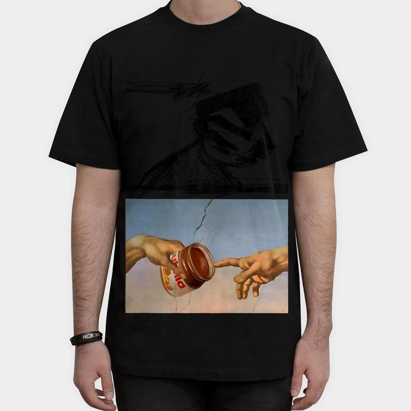 تیشرت آستین کوتاه مردانه مدل نوتلا