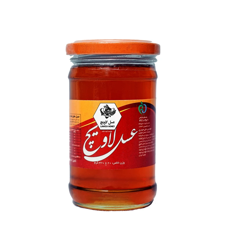 عسل طبیعی بادام کردستان لاویچ  - 330 گرم