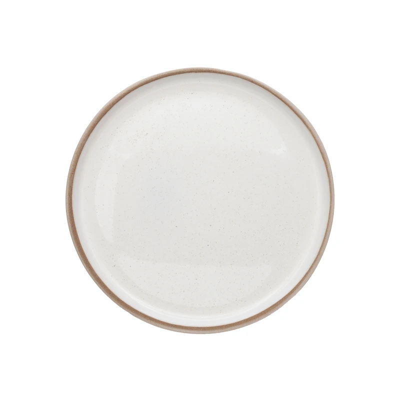 بشقاب سفالی گیوسرام مدل نیمه لعاب متوسط