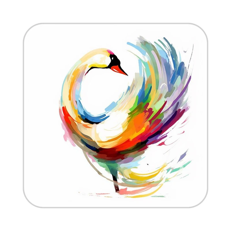 زیر لیوانی کاکتی طرح حیوانات رنگی مدل mp26051