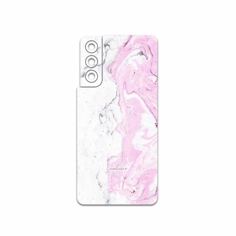 برچسب پوششی ماهوت مدل Blanco-Pink-Marble مناسب برای گوشی موبایل سامسونگ Galaxy S21 5G