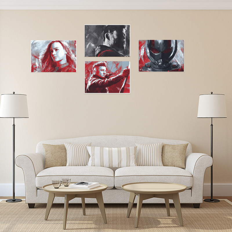 پوستر طرح Avengers کد A-2029 مجموعه 4 عددی