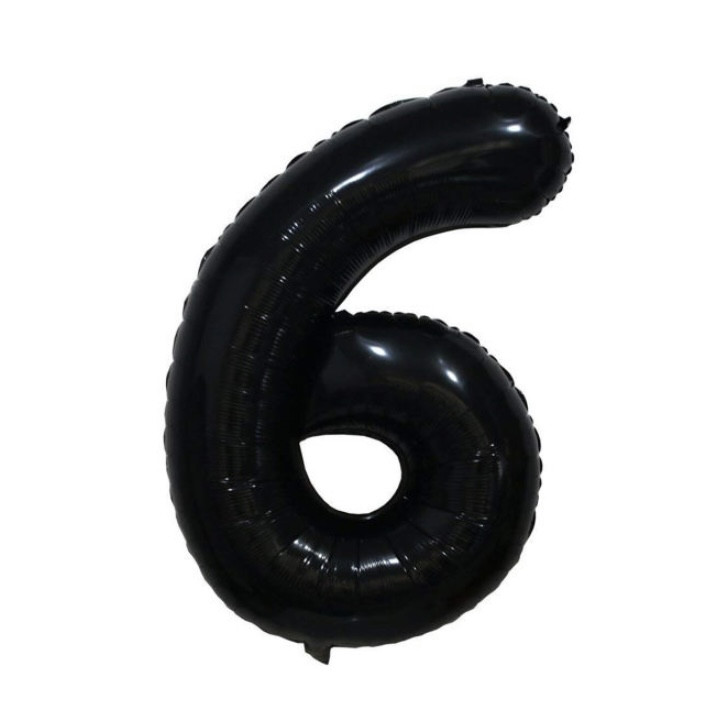 بادکنک فویلی مدل عدد 6