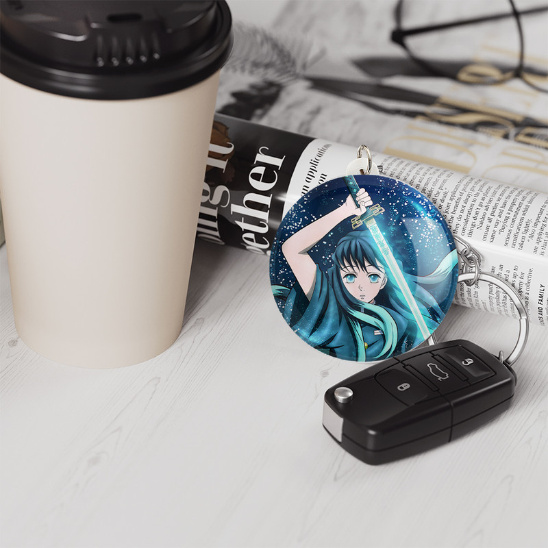 جاکلیدی خندالو مدل مویچیرو توکیتو انیمه شیطان کش کد 27070 جاکلیدی خندالو مدل مویچیرو توکیتو انیمه شیطان کش کد 27070