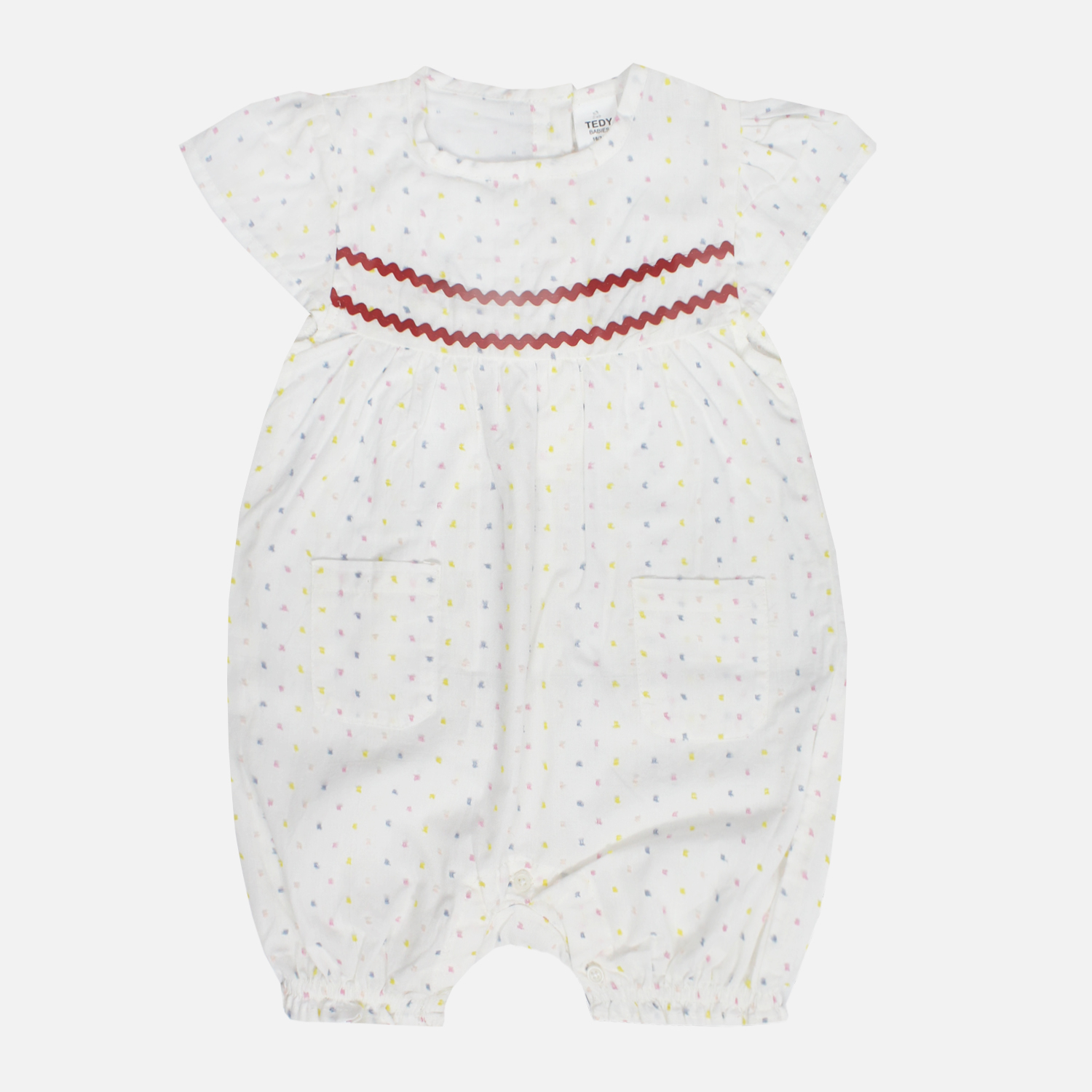 سرهمی نوزادی دخترانه تدی بی بیز مدل TED.BB