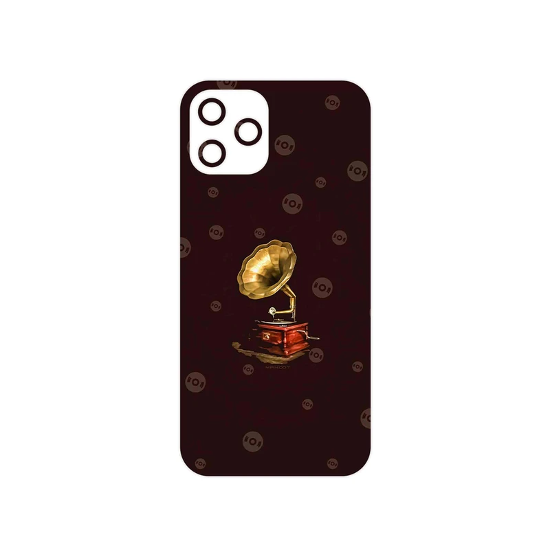 برچسب پوششی ماهوت مدل Gramophone Nostalgia مناسب برای گوشی موبایل اپل iPhone 12 Pro
