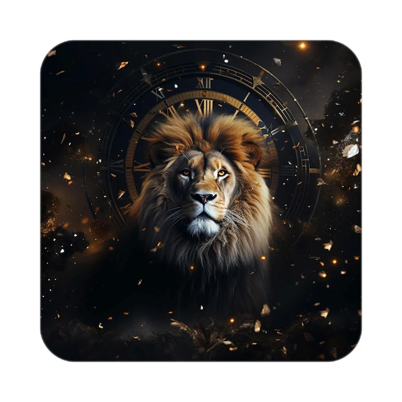 زیر لیوانی کاکتی طرح شیر مدل mp24254