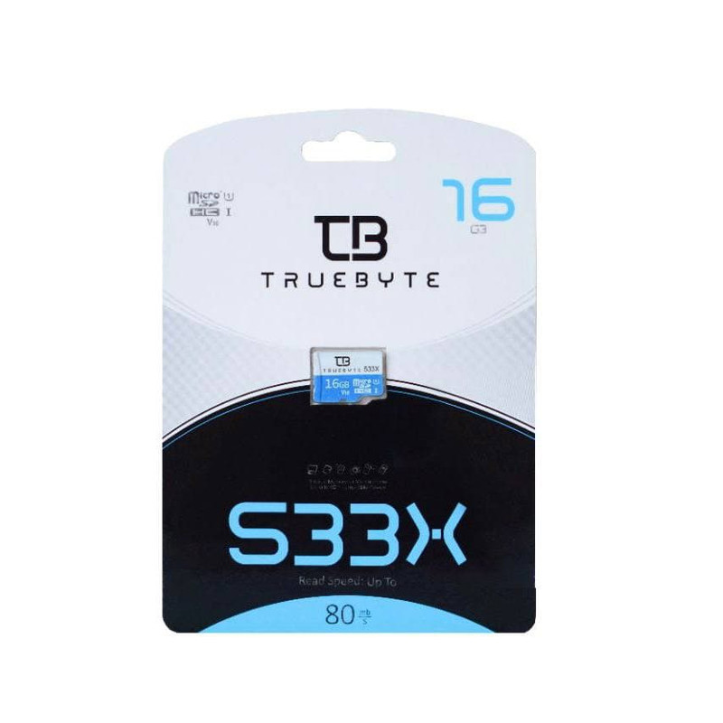 کارت حافظه microSD HC تروبایت مدل 533X V30 کلاس 10 استاندارد UHS-I U1 ظرفیت 16 گیگابایت