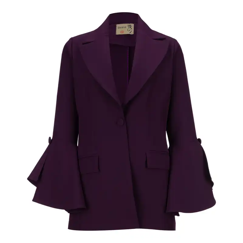 ست کت و شلوار زنانه السانا مدل برگین کد 137436