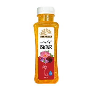 نوشیدنی گلاب حاوی زعفران یاس شیراز دوهزارو ده - 300 میلی لیتر بسته 12 عددی