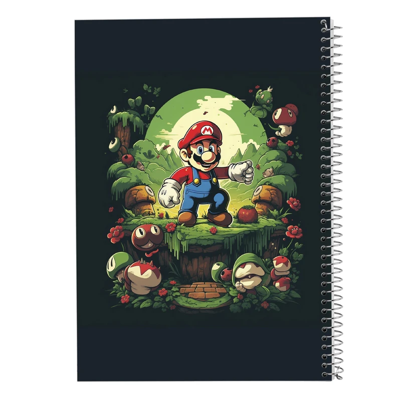 دفتر لیست خرید 50 برگ مدوپد مدل سوپرماریو super mario کد DF2932