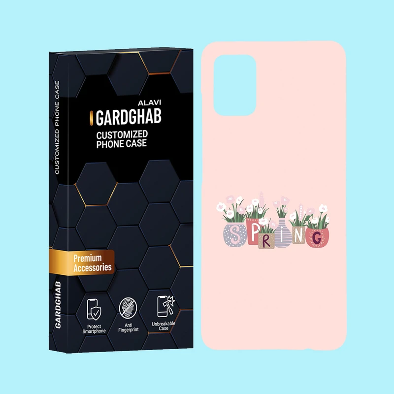 کاور گارد قاب علوی مدل گل مناسب برای گوشی موبایل سامسونگ Galaxy A31