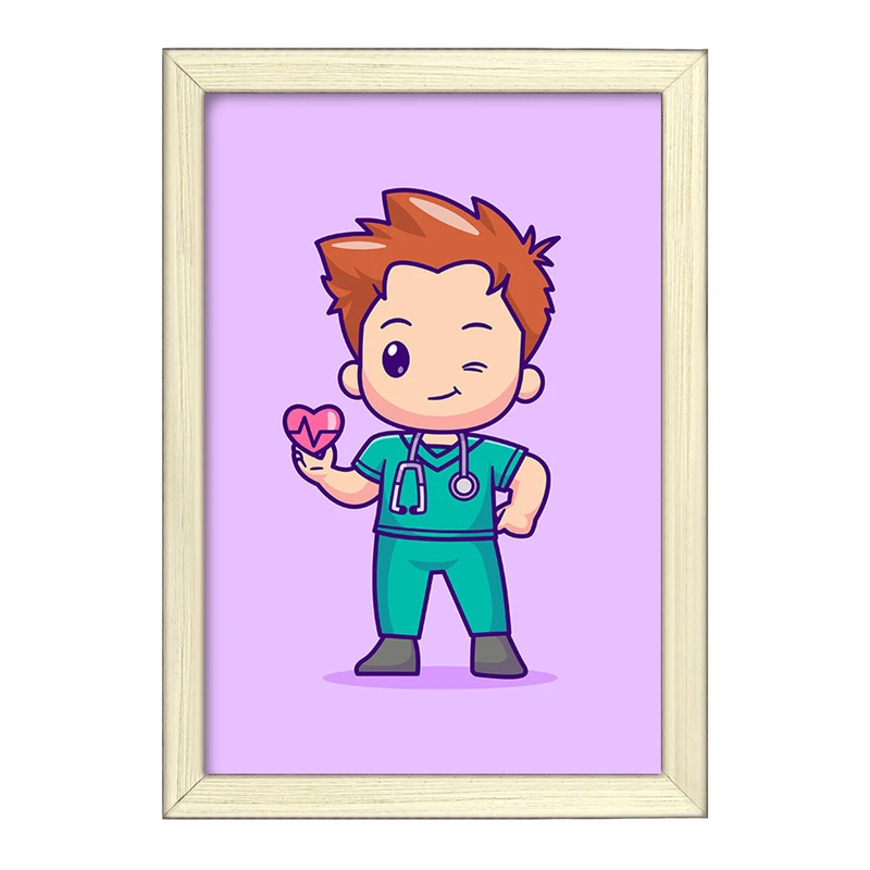 تابلو خندالو طرح پزشک و پرستار کد 31033