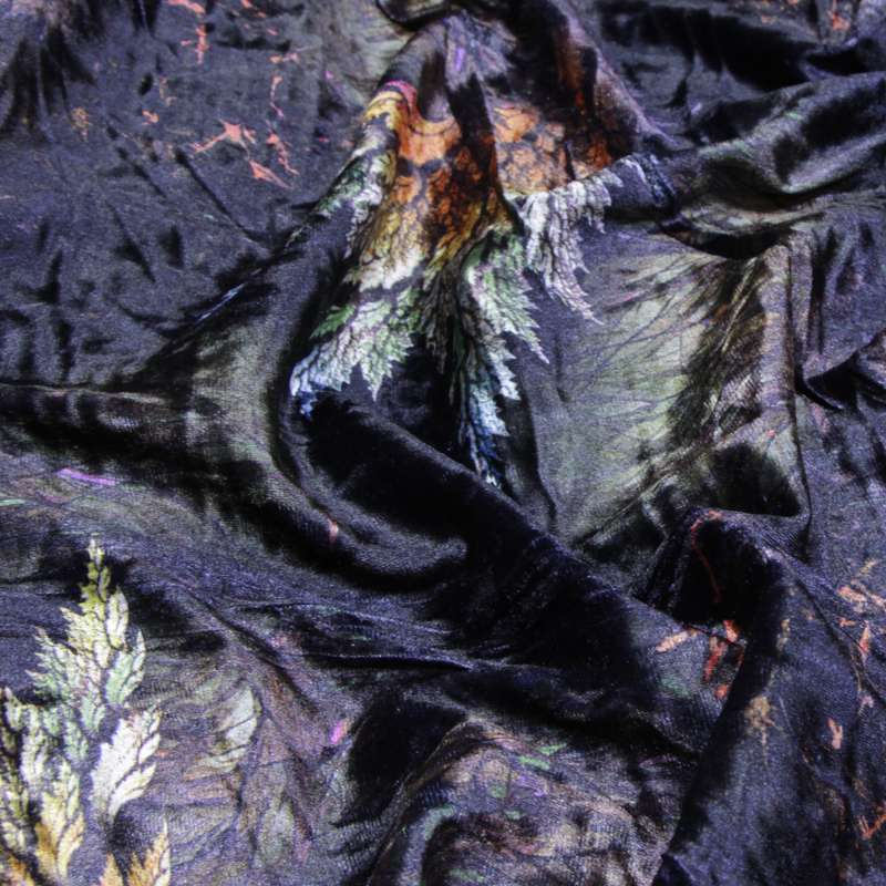 پارچه لباس مدل مخمل طرحدار 