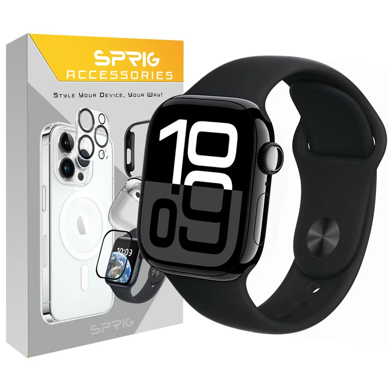 بند اسپریگ مدل Silicone مناسب برای اپل واچ Series 10 46mm Aluminum