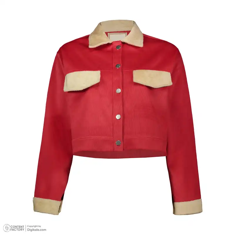 کت زنانه بهبود مدل 509015 رنگ قرمز