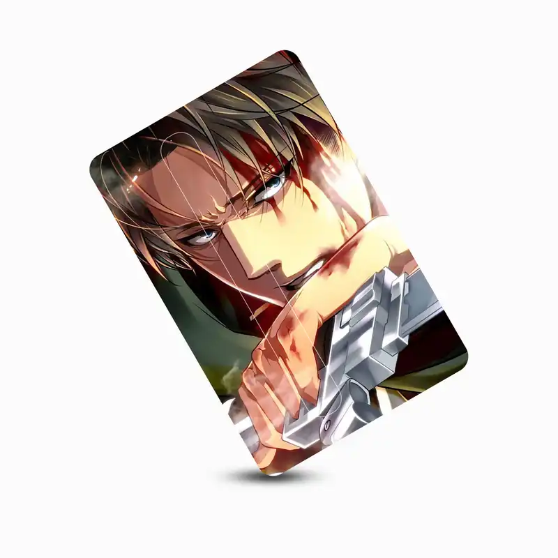 استیکر کارت پیکسل میکسل مدل انیمه اتک ان تایتان لیوای کد D8