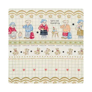 روکش لحاف فیلور آدنو مدل کمپ خرسی کد FI72 یک نفره سایز 160x220 سانتی‌متر