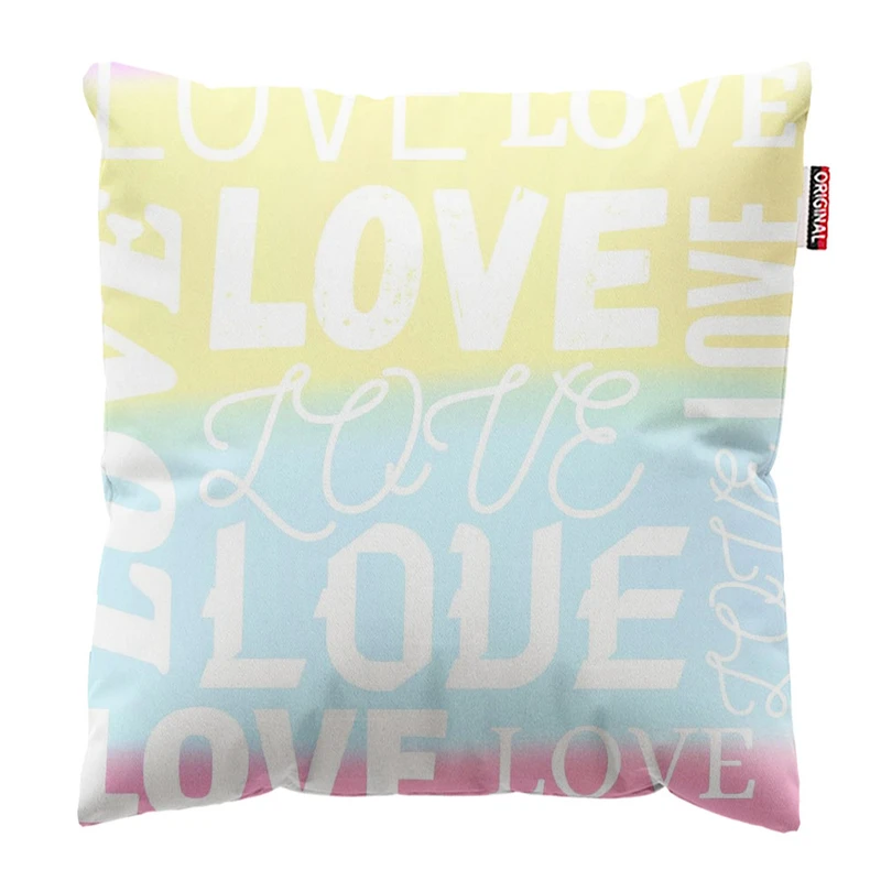   کوسن پاد آفرین طرح عشق کد 3699 سایز 30*30 سانتی متر