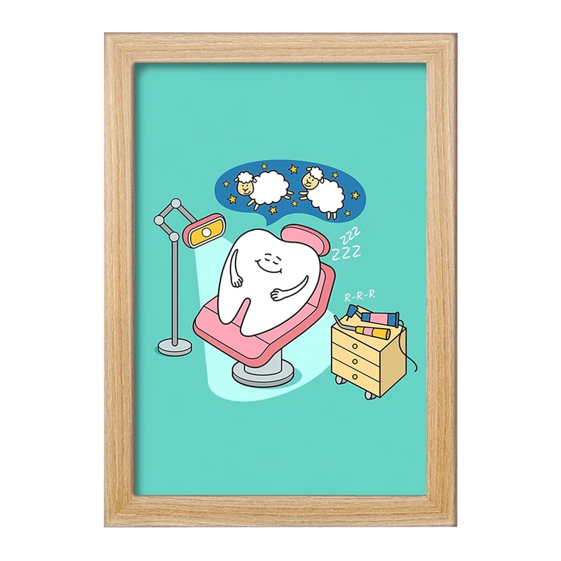 تابلو خندالو مدل دندان و دندانپزشکی کودکانه کد 27794