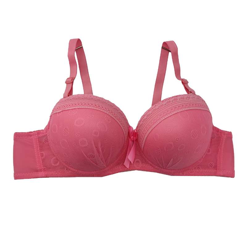 سوتین زنانه مدل اسفنجی فنردار کد vio01 رنگ صورتی