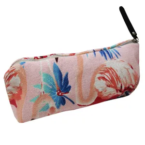 کیف لوازم آرایش زنانه هوم اند لایف مدل اسپرینگ SP طرح فلامینگو