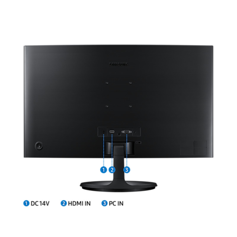 مانیتور خمیده 24 اینچ سامسونگ مدل Essential LS24C360EAMXUE