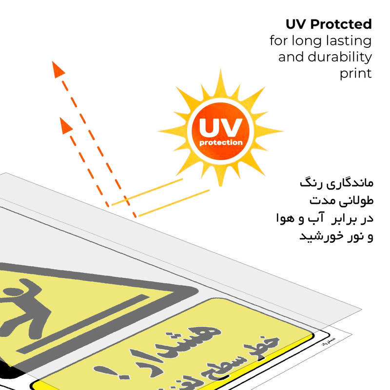 برچسب ایمنی مستر راد طرح هشدار خطر سطح لغزنده مدل HSE-OSHA-245 برچسب ایمنی مستر راد طرح هشدار خطر سطح لغزنده مدل HSE-OSHA-245