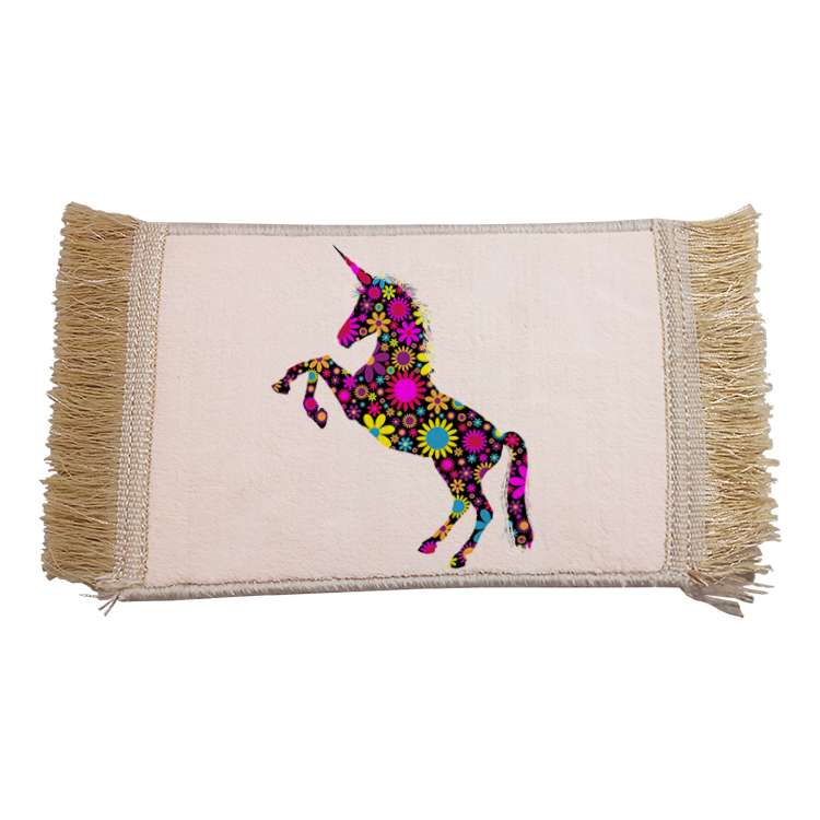 فرش ماشینی دیوارکوب مدل یونیکورن کد 74