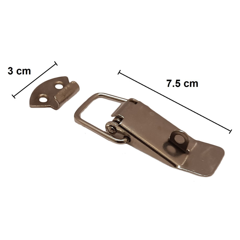 گیره مدل فنردار قفل خوردار S03L بسته 4 عددی