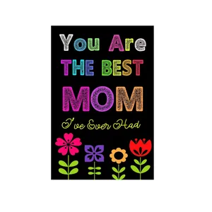  کارت پستال بادکنک آبی مدل مادر کد MOM9