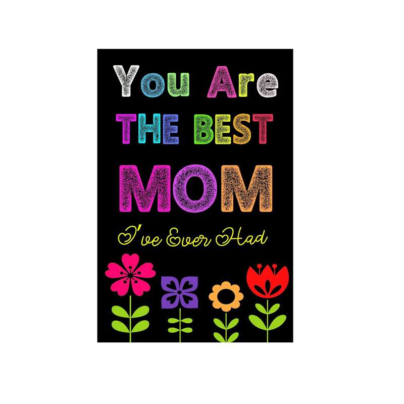  کارت پستال بادکنک آبی مدل مادر کد MOM9