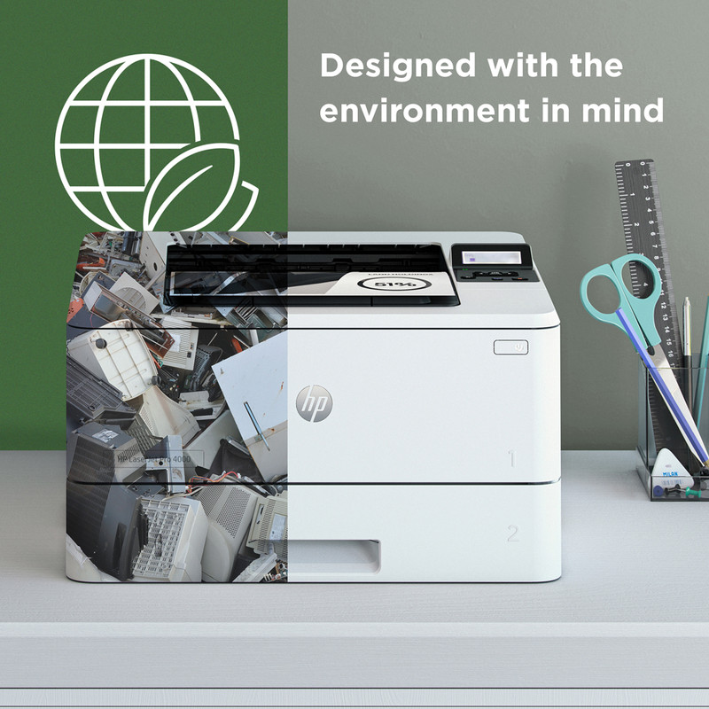 پرینتر لیزری تک کاره تک رنگ اچ پی مدل LaserJet Pro 4001dn با اتصال باسیم سایز چاپ A4