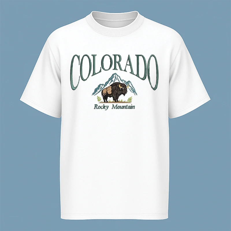 تی‌شرت آستین کوتاه مردانه مدل وینتیج کلورادو c135