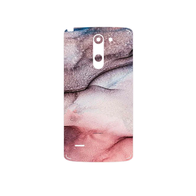 برچسب پوششی ماهوت مدل Smoky pink marble مناسب برای گوشی موبایل ال جی G3 Stylus