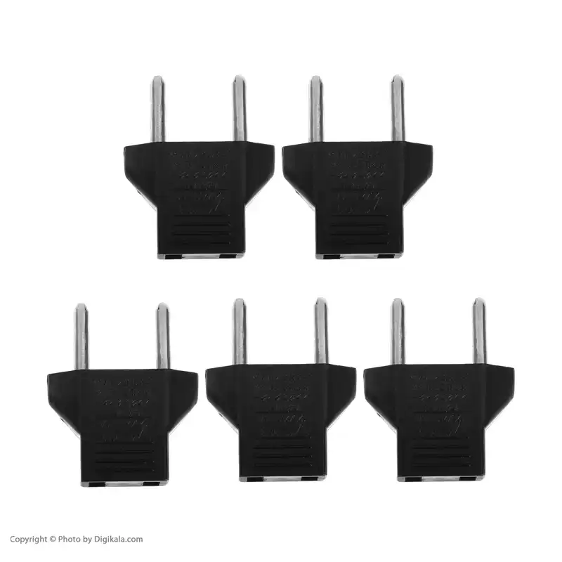 دو شاخه برق کد W1 بسته 5 عددی