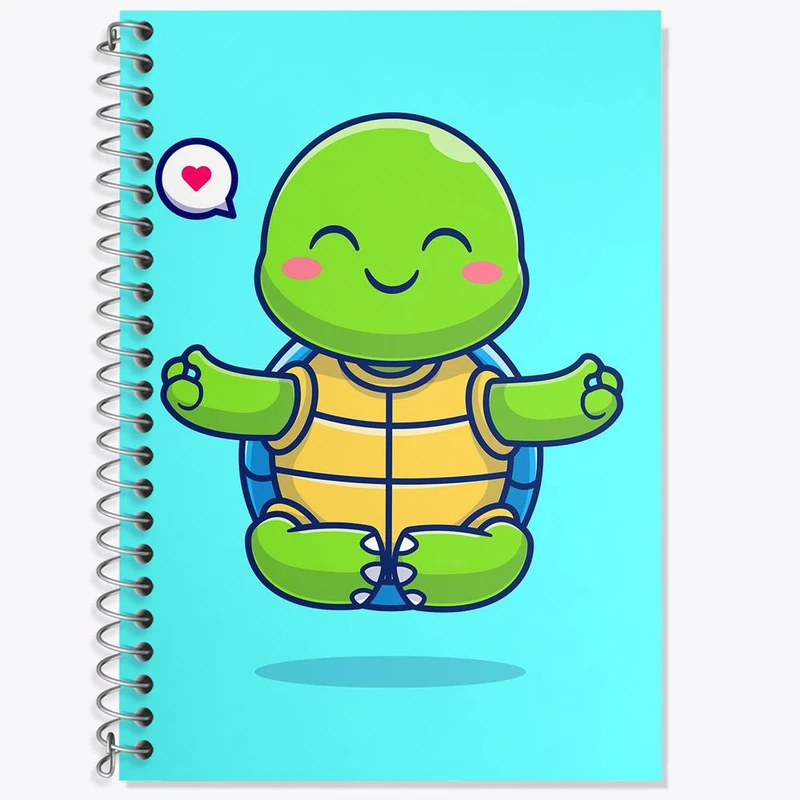 دفتر لغت 50 برگ خندالو مدل لاکپشت کد 29442