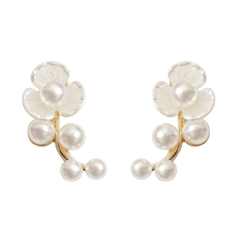 گوشواره زنانه مدل خوشه مروارید کد 00729 گوشواره زنانه مدل خوشه مروارید کد 00729