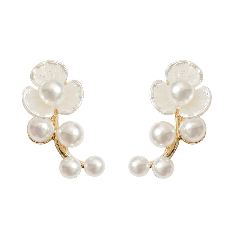 گوشواره زنانه مدل خوشه مروارید کد 00729 گوشواره زنانه مدل خوشه مروارید کد 00729