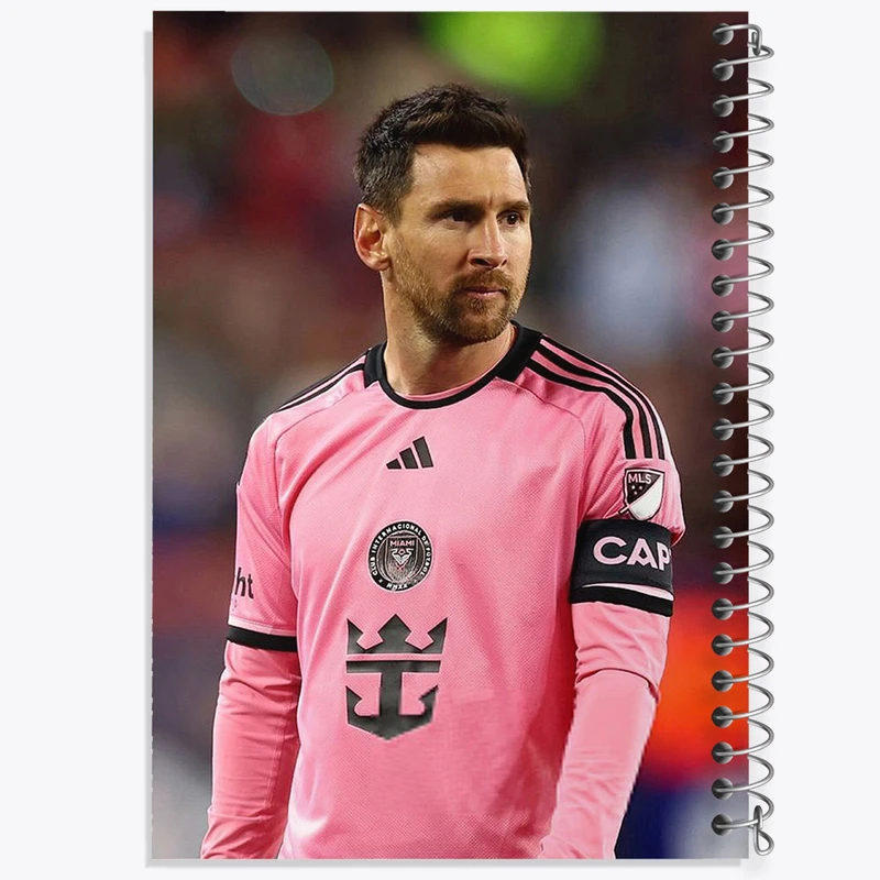 دفتر نقاشی 50 برگ خندالو طرح لیونل مسی کد 36435