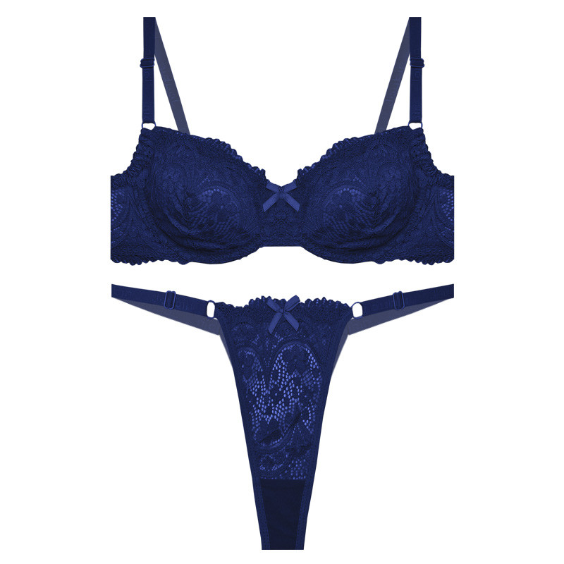 ست شورت و سوتین زنانه مدل ریکو  توری کد 13556jo