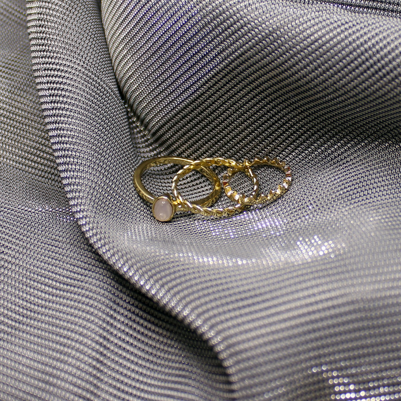 بند انگشتی زنانه کد RKH_1182 مجموعه 3 عددی