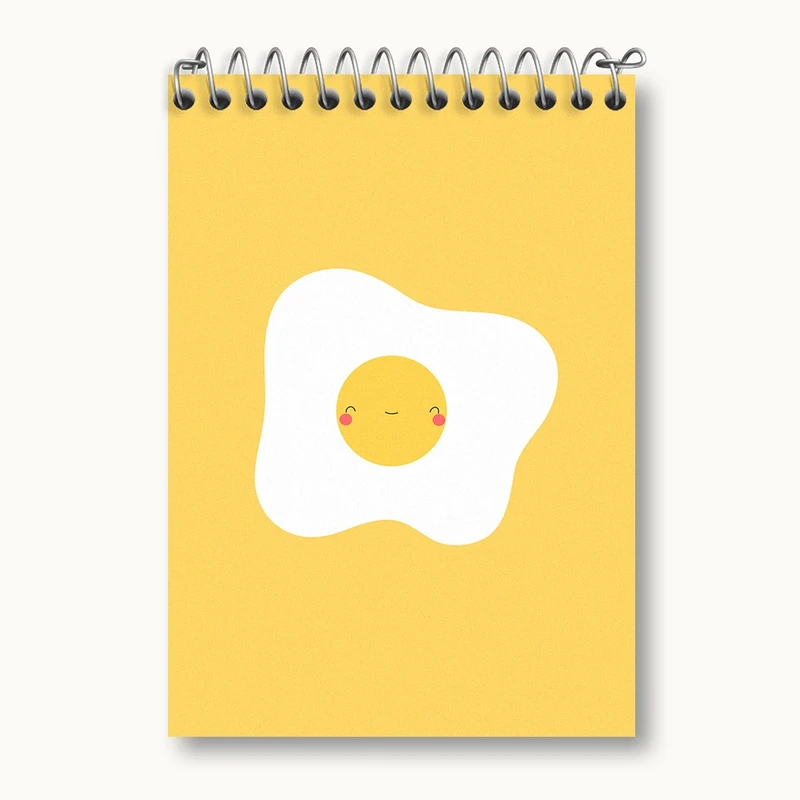 دفتر یادداشت 50 برگ خندالو مدل تخم مرغ کیوت کد N344