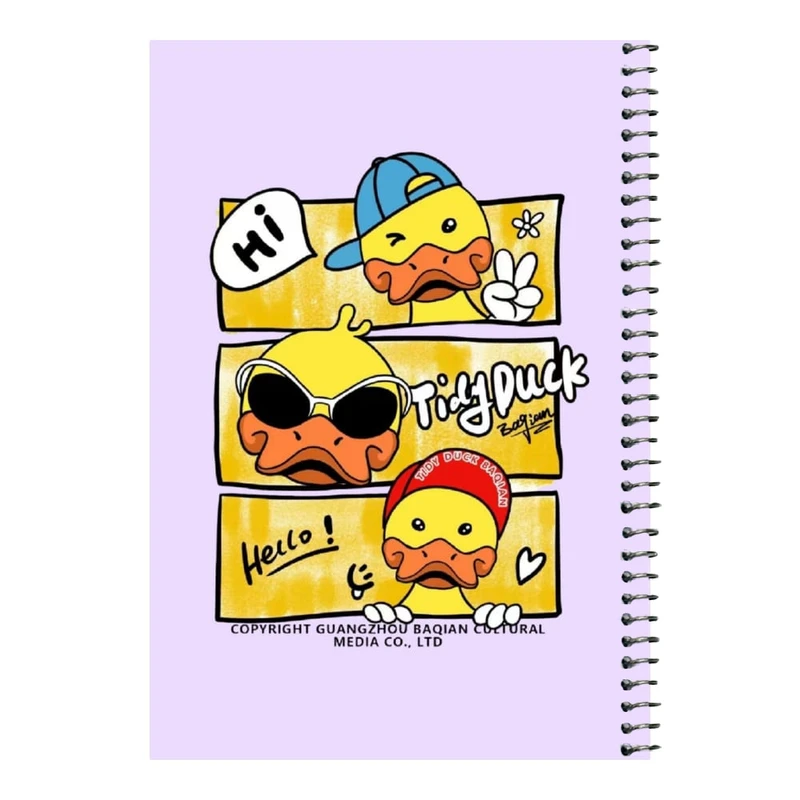 دفتر مشق 80 برگ اس جی مدل اردک های خوشحال    