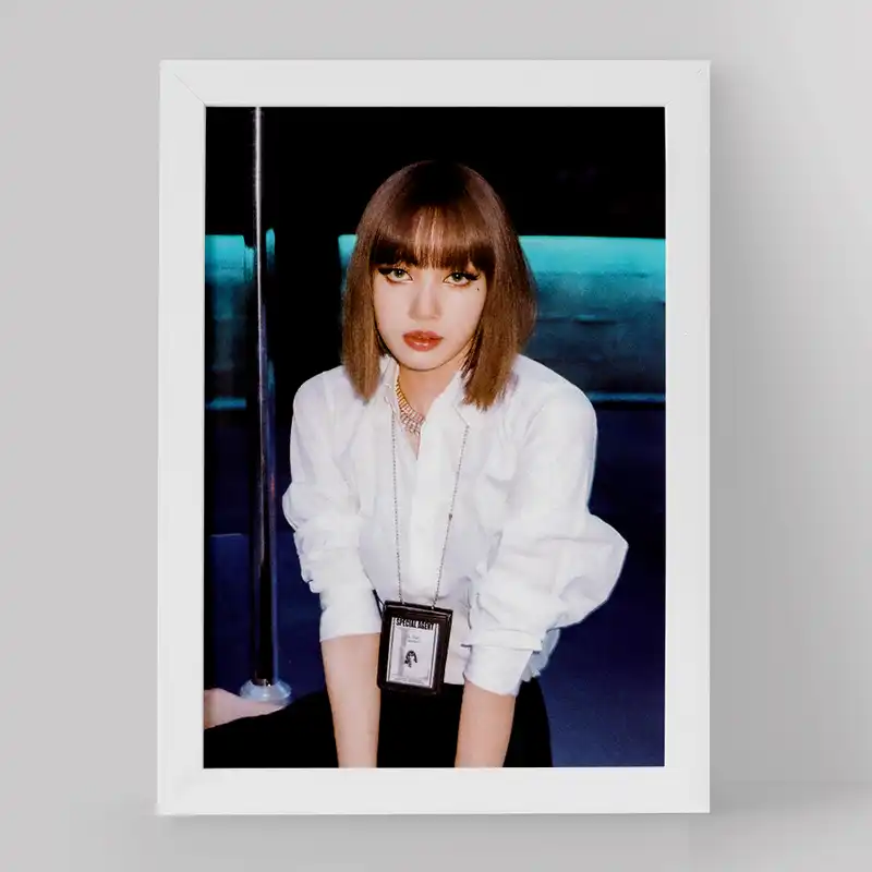 تابلو خندالو مدل لیسا گروه بلک پینک کد 16692