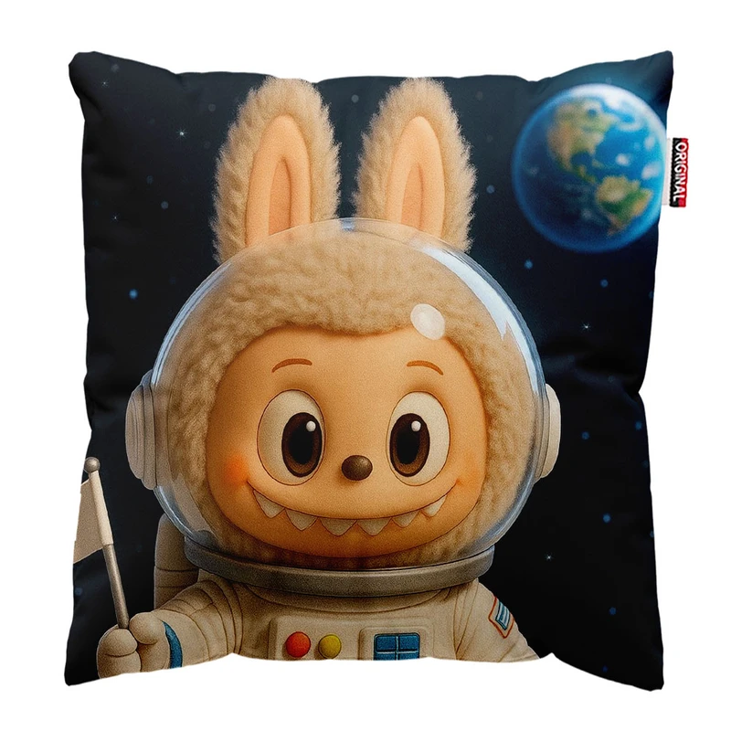  کوسن پاد آفرین طرح لبوبو سایز 30*30 سانتی متر کد 197