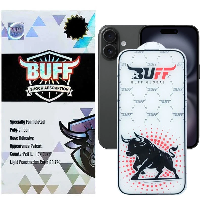 محافظ صفحه نمایش بوف مدل Black Fighter-Guarantee مناسب برای گوشی موبایل اپل iPhone 16/ 15/ 14 Pro